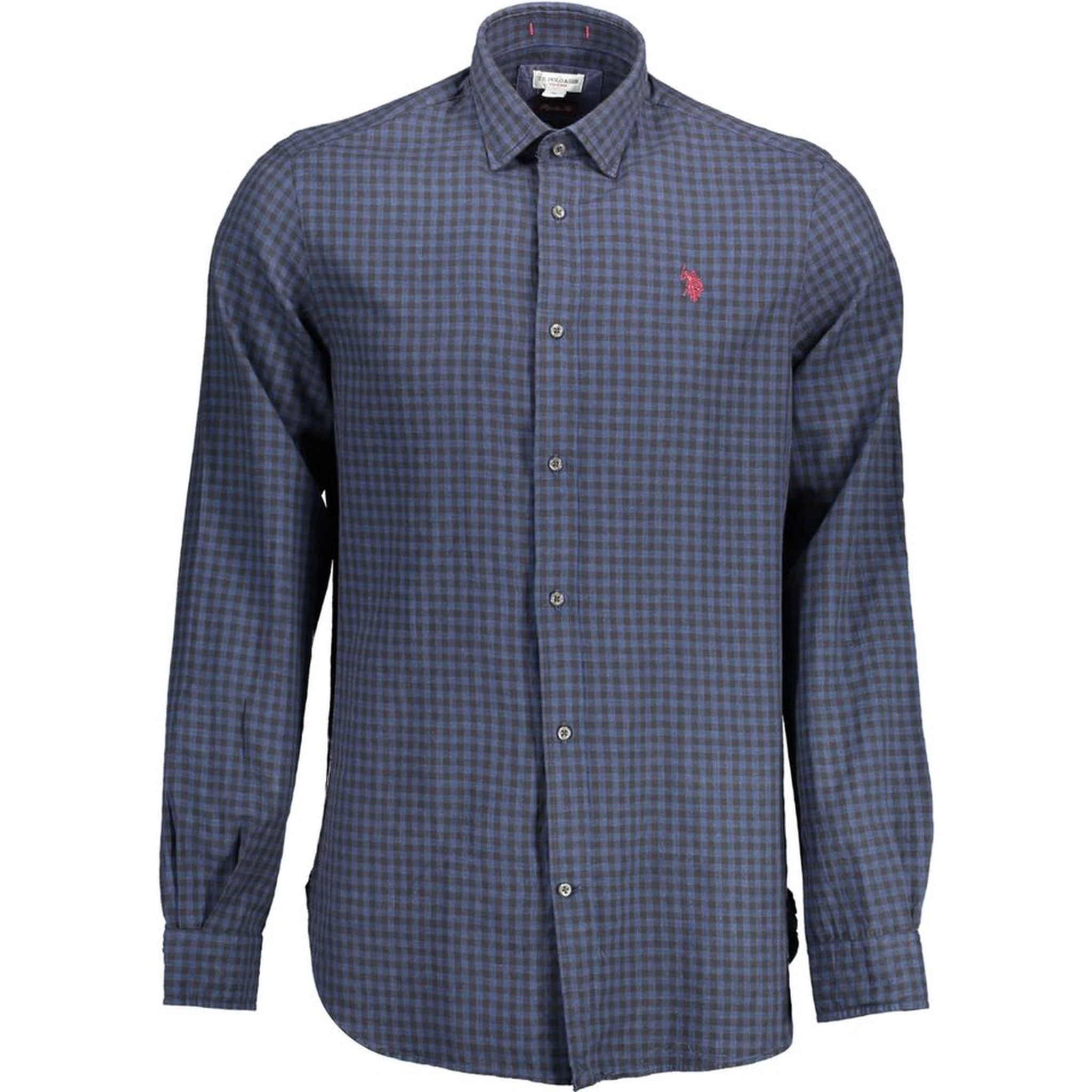 Blue Cotton Men's Shirt