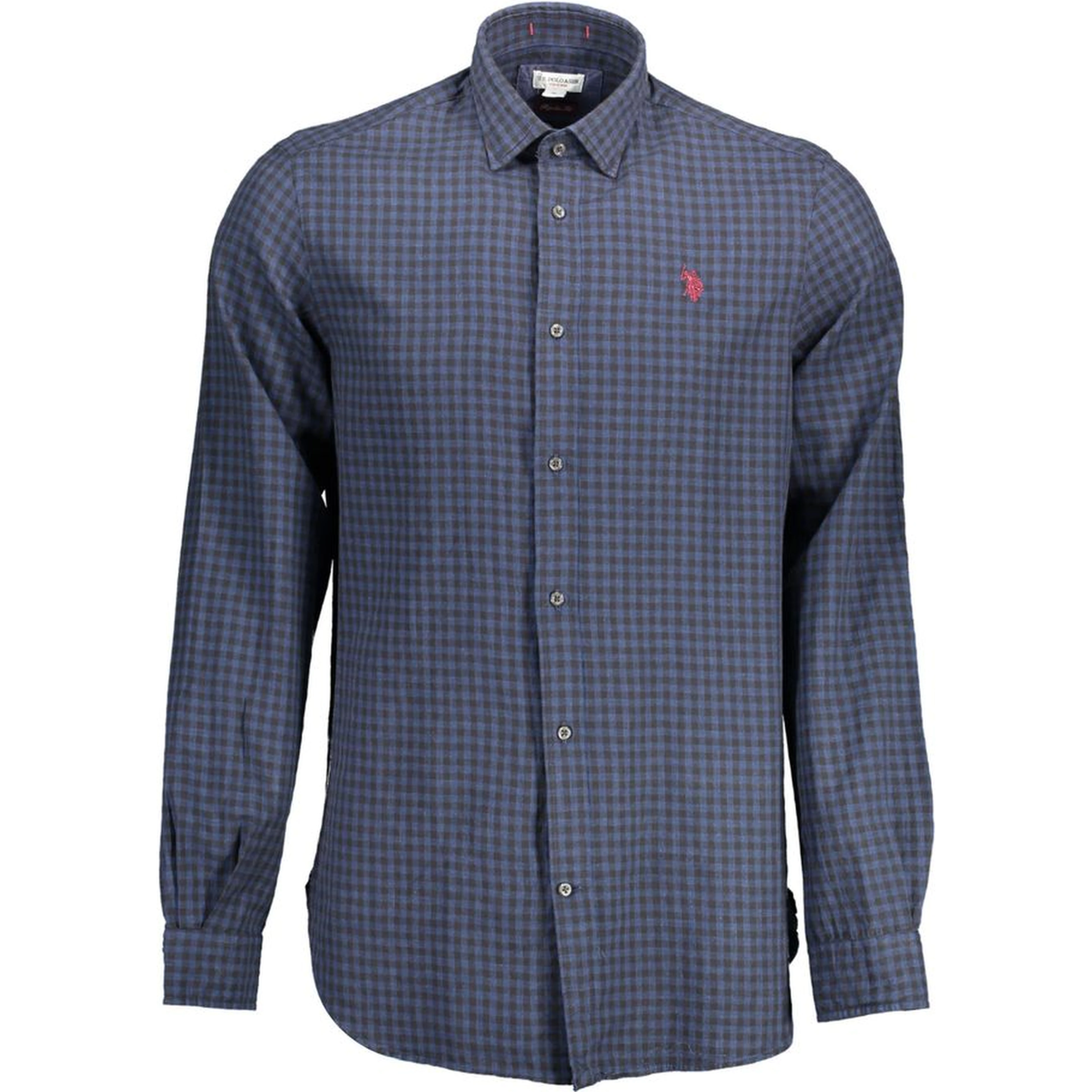 Blue Cotton Men's Shirt