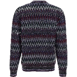 Blue Wool Cardigan