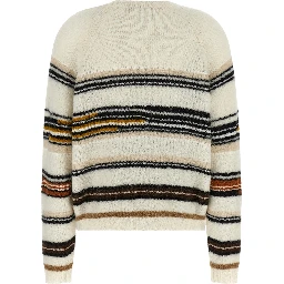 White Polyester Cardigan