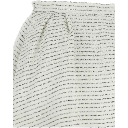 White Polyamide Long Skirt