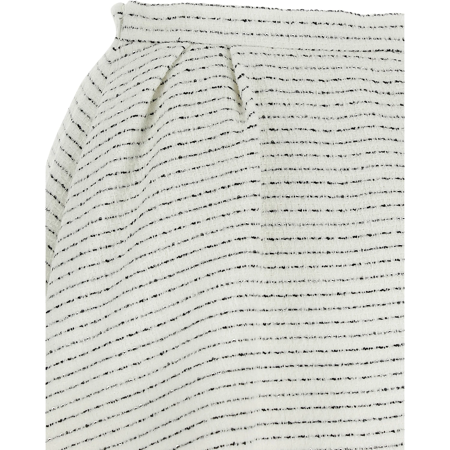 White Polyamide Long Skirt