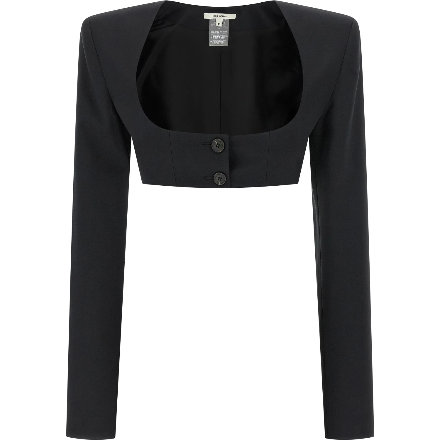 Black Virgin Wool Blazer
