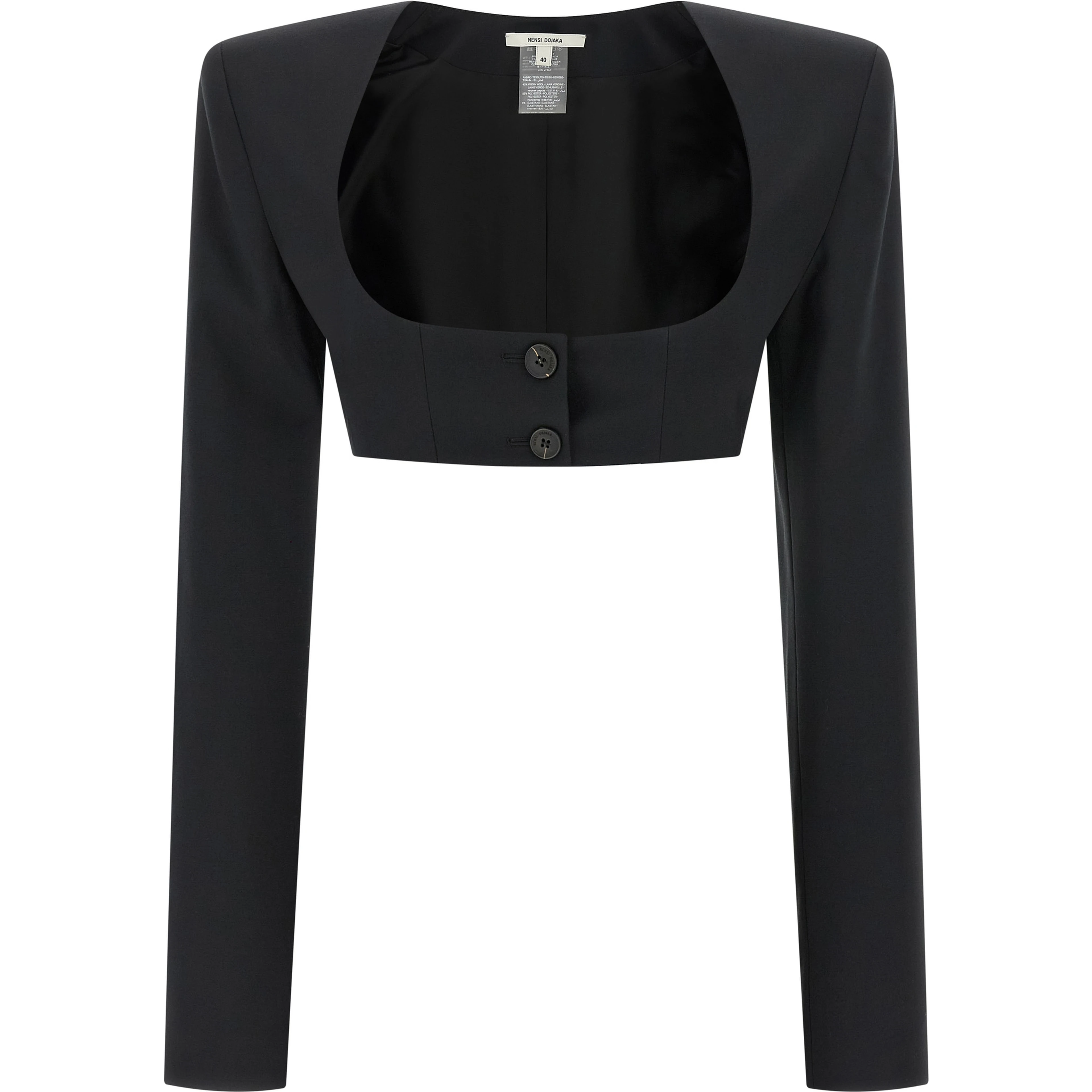 Black Virgin Wool Blazer