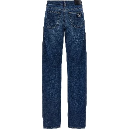 Blue Cotton Jeans Denim