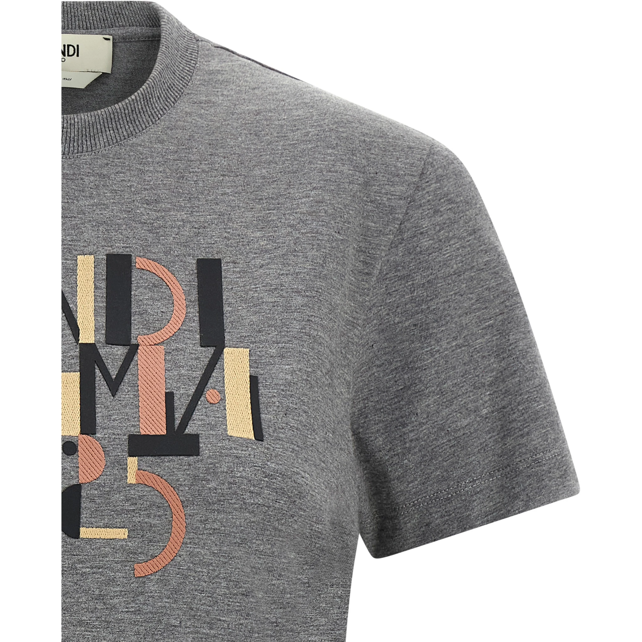 Gray Cotton T-Shirt