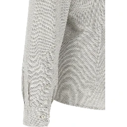 Gray Cotton Blouse