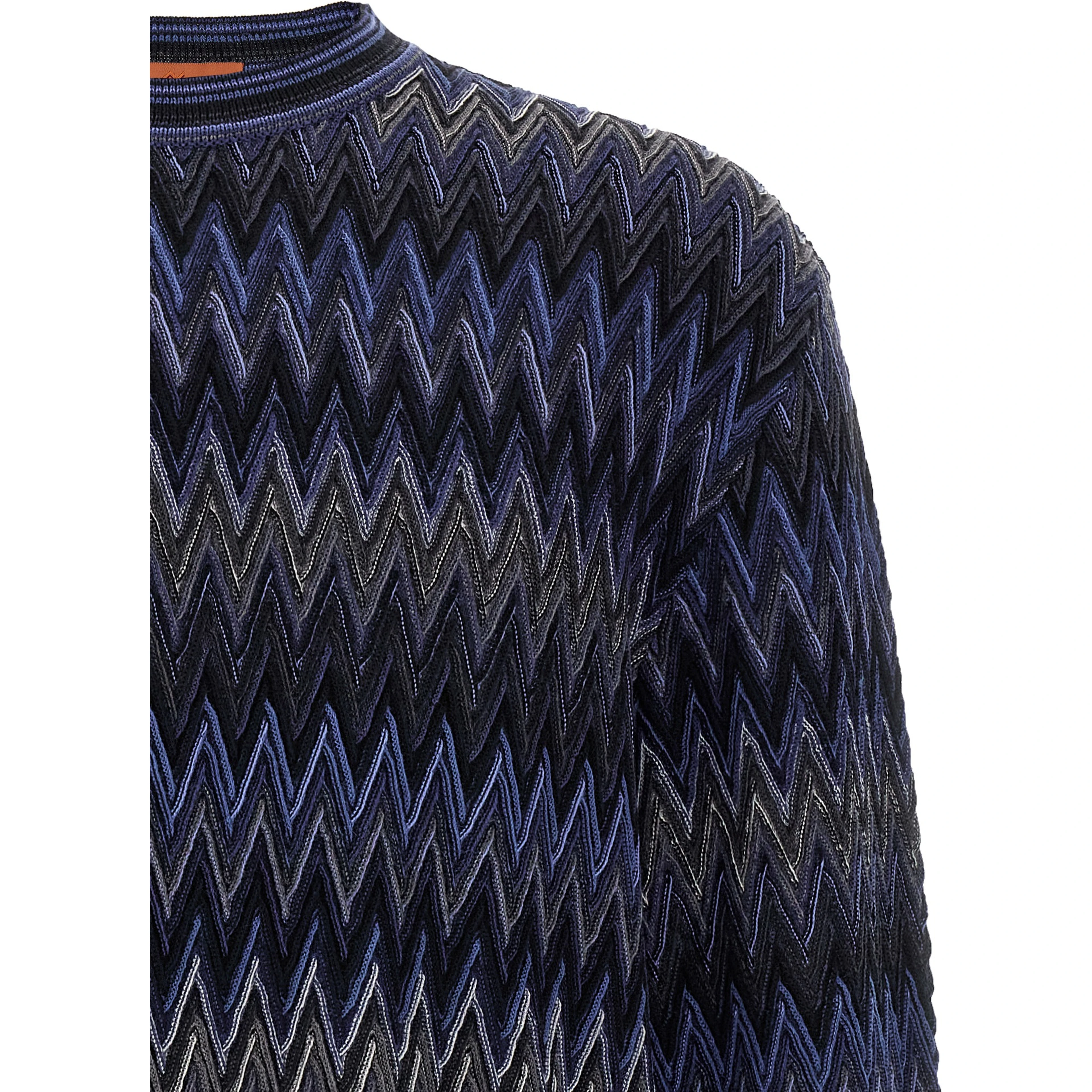 Blue Wool Cardigan