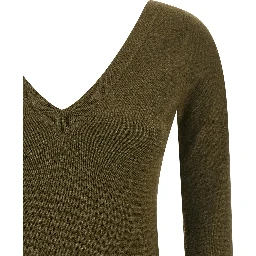 Bicolor Cashmere Cardigan