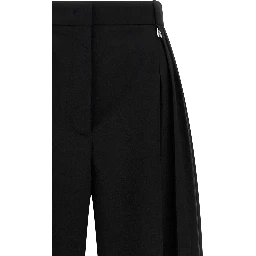 Black Virgin Wool Dress Pants