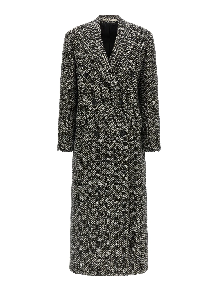 Multicolor Wool Coat