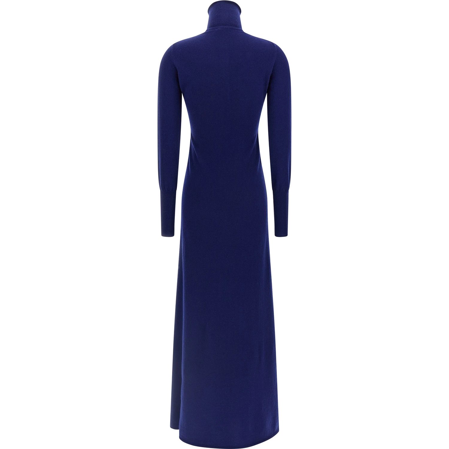 Blue Cashmere Long Dress