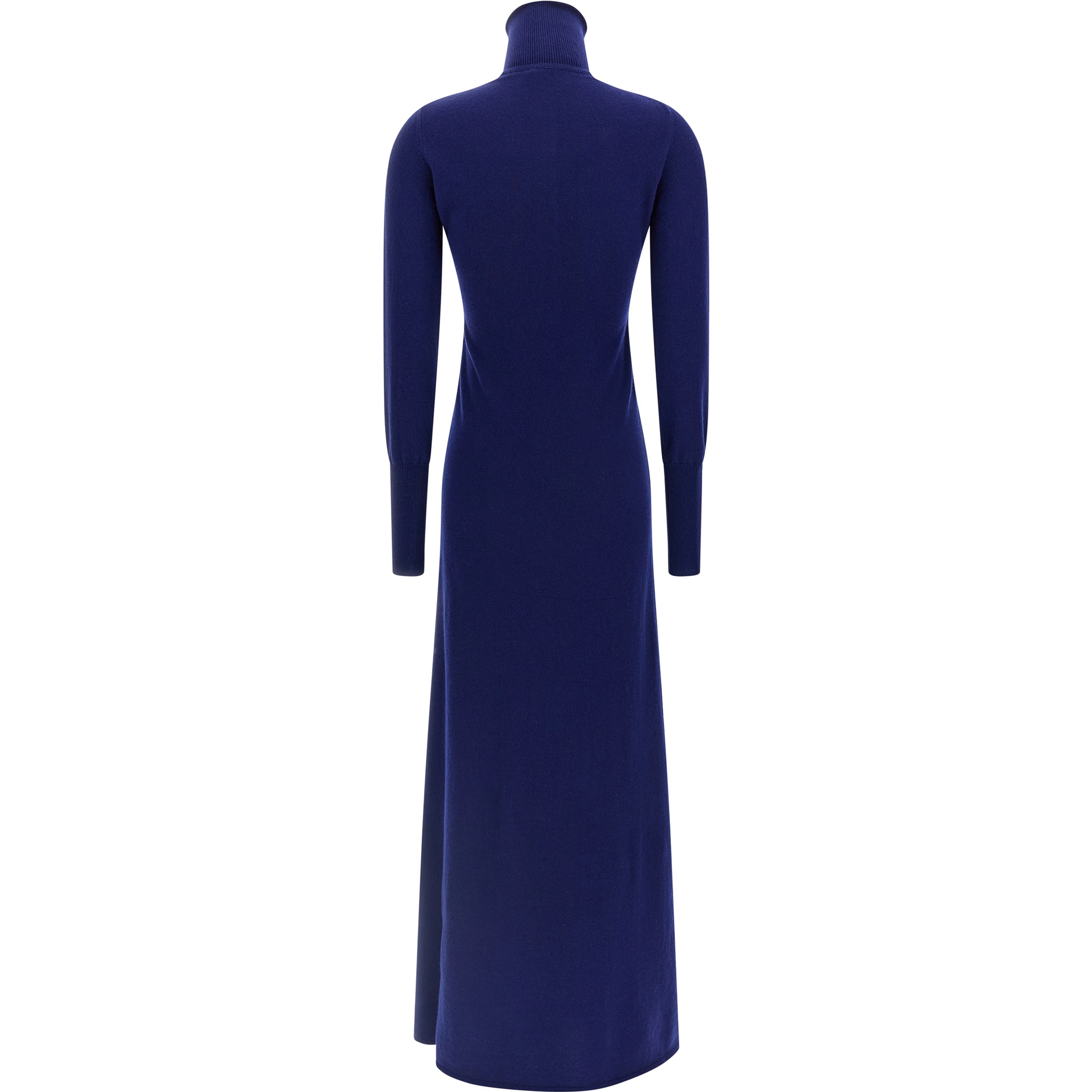 Blue Cashmere Long Dress