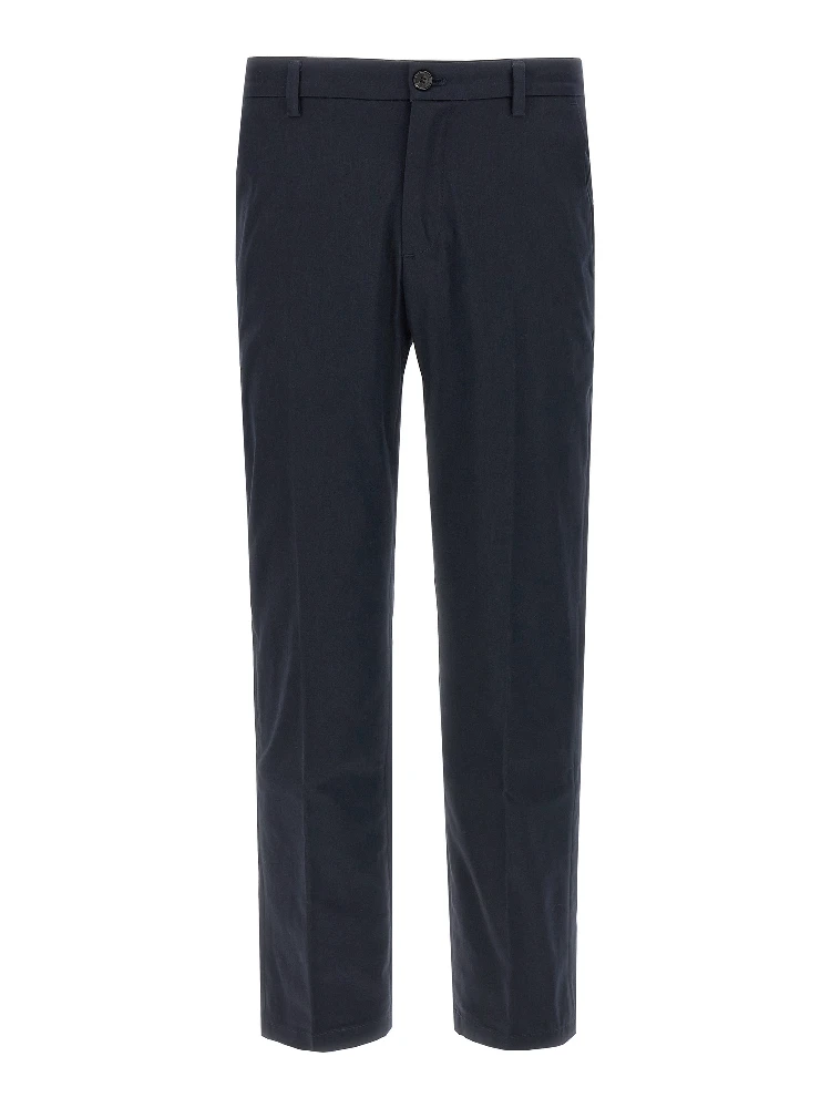 Gray Cotton Cropped Pants