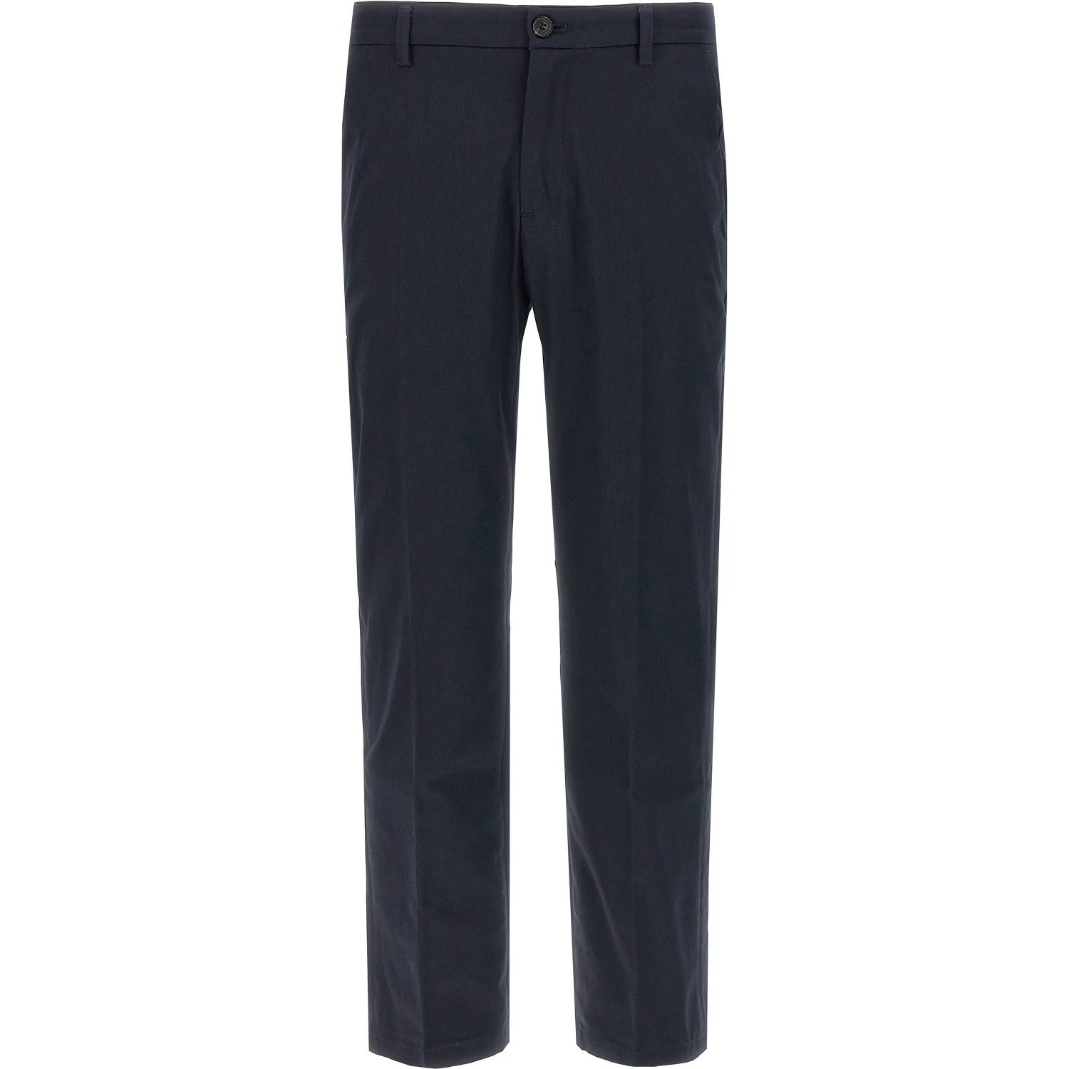 Gray Cotton Cropped Pants