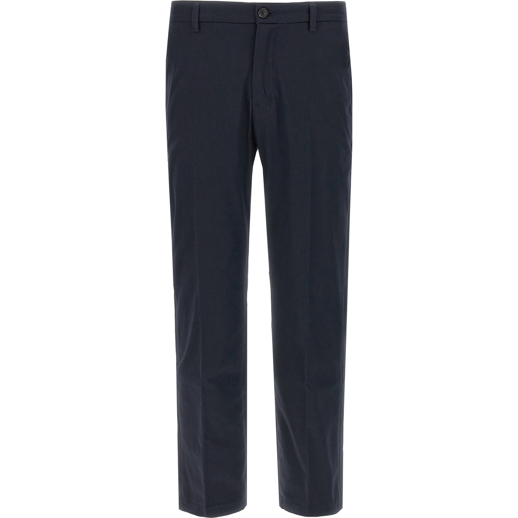 Gray Cotton Cropped Pants