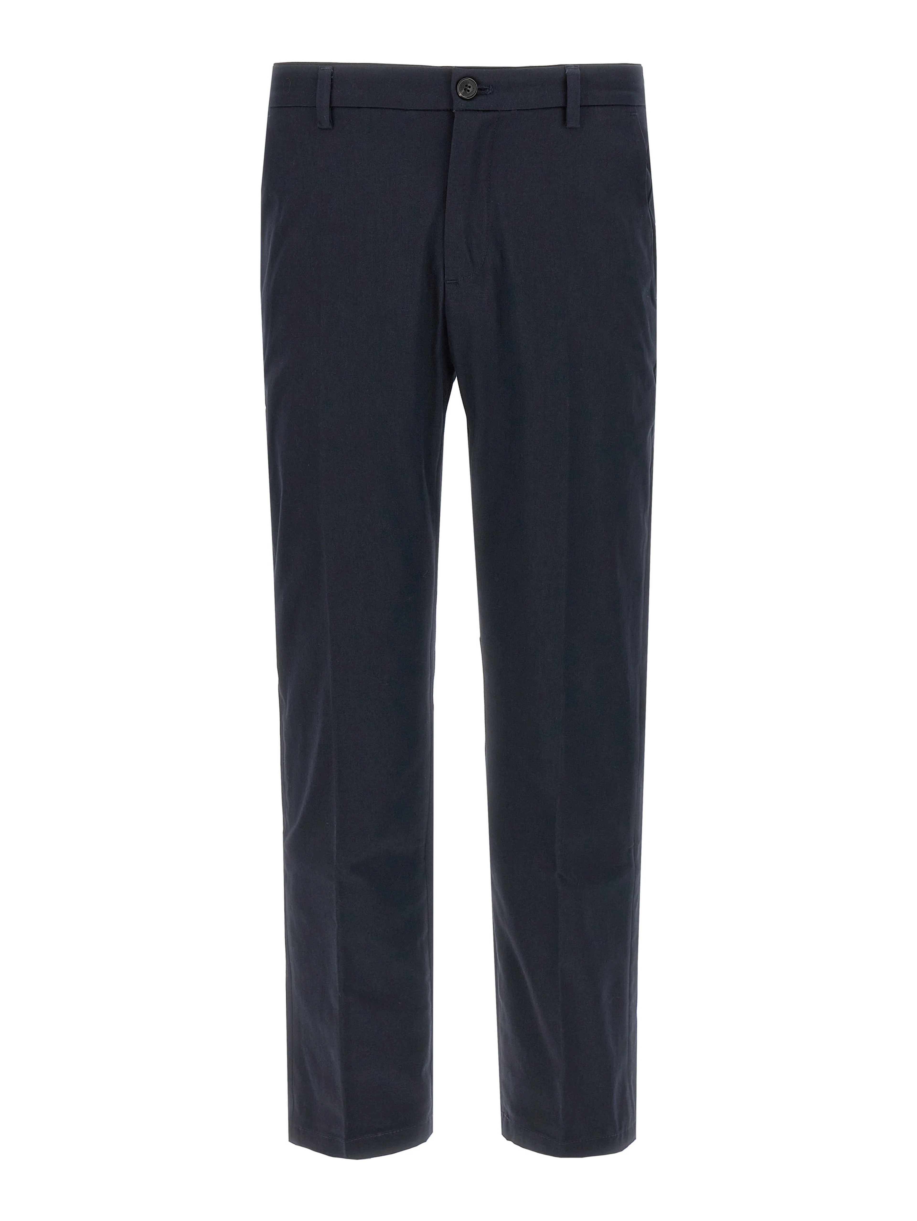 Gray Cotton Cropped Pants