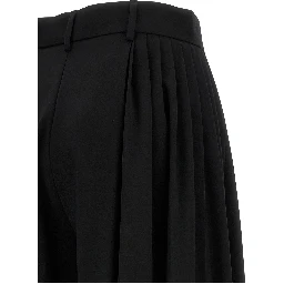 Black Virgin Wool Dress Pants