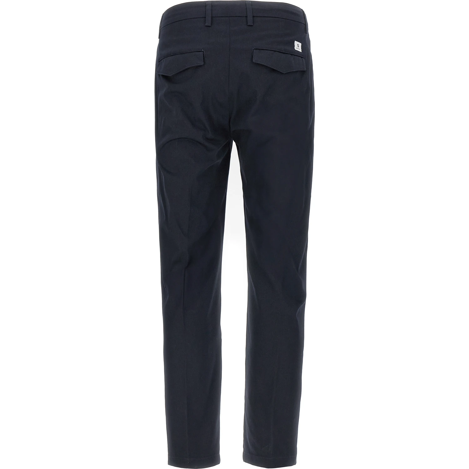 Gray Cotton Cropped Pants