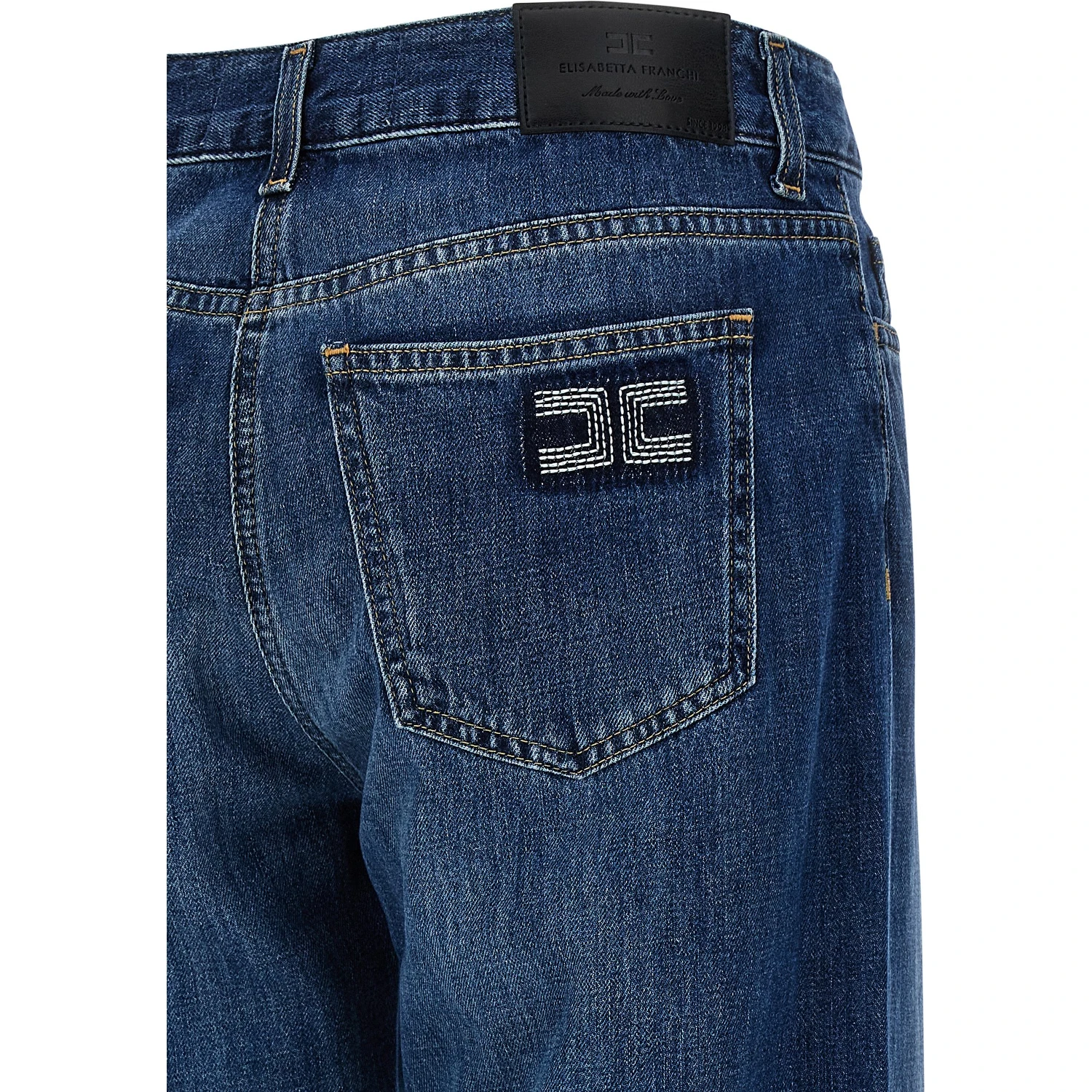 Blue Cotton Jeans Denim