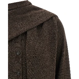Brown Cashmere Cardigan