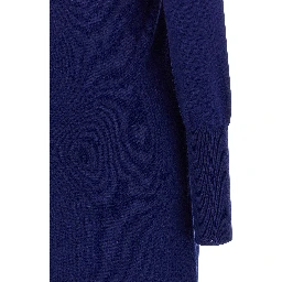 Blue Cashmere Long Dress