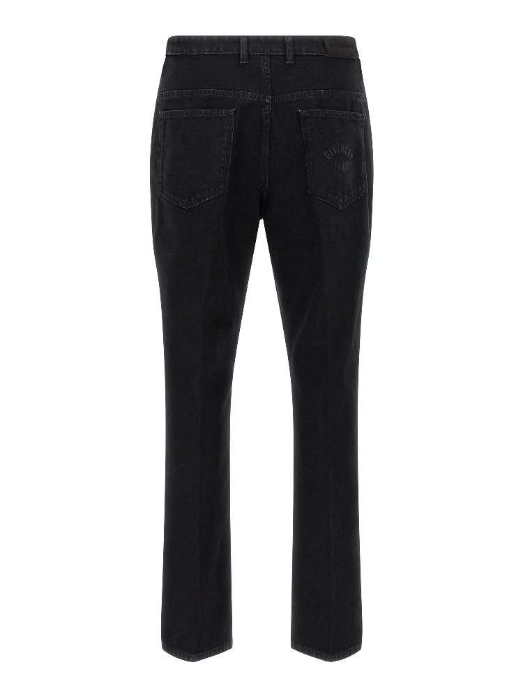 Black Cotton Straight-Leg Jeans alternative
