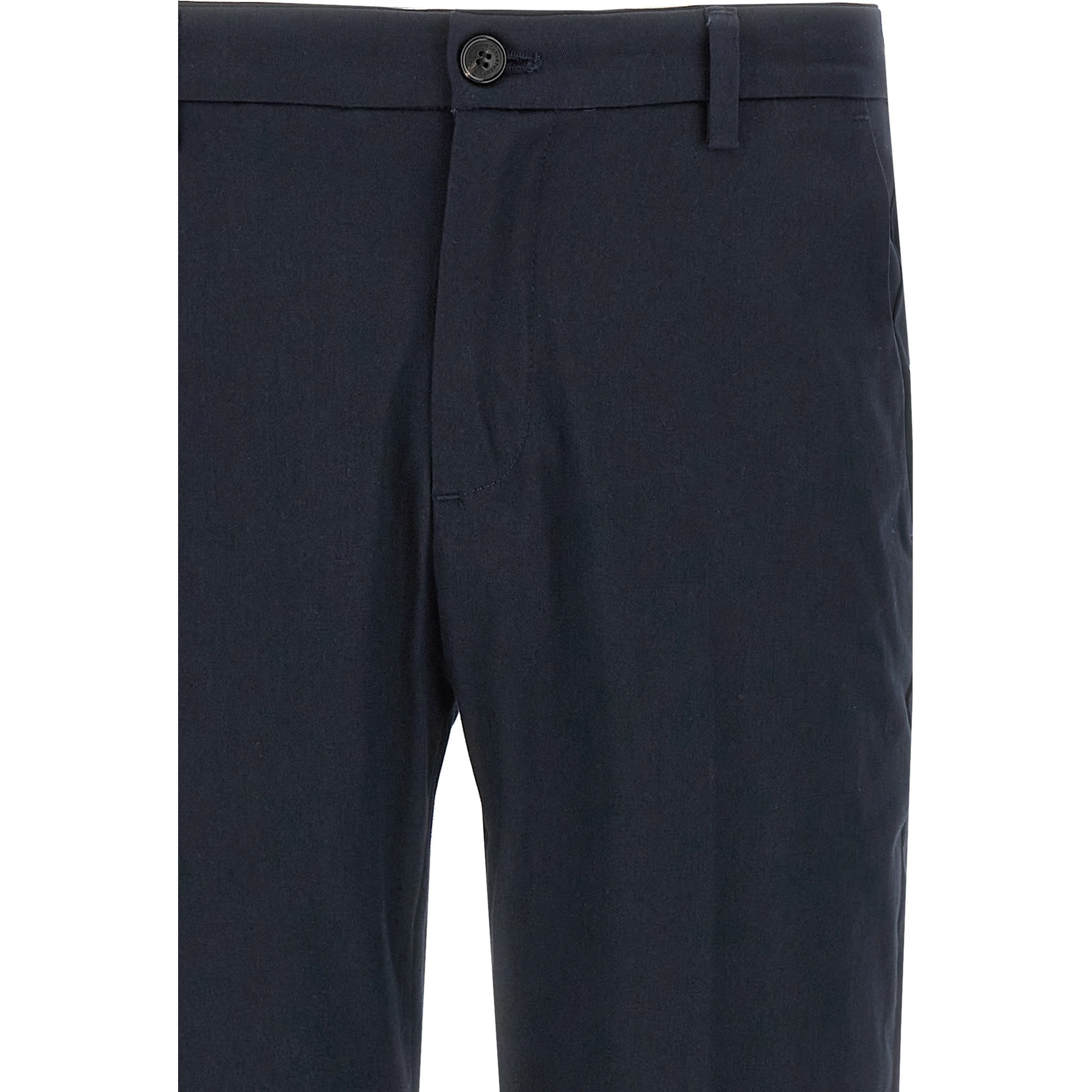 Gray Cotton Cropped Pants