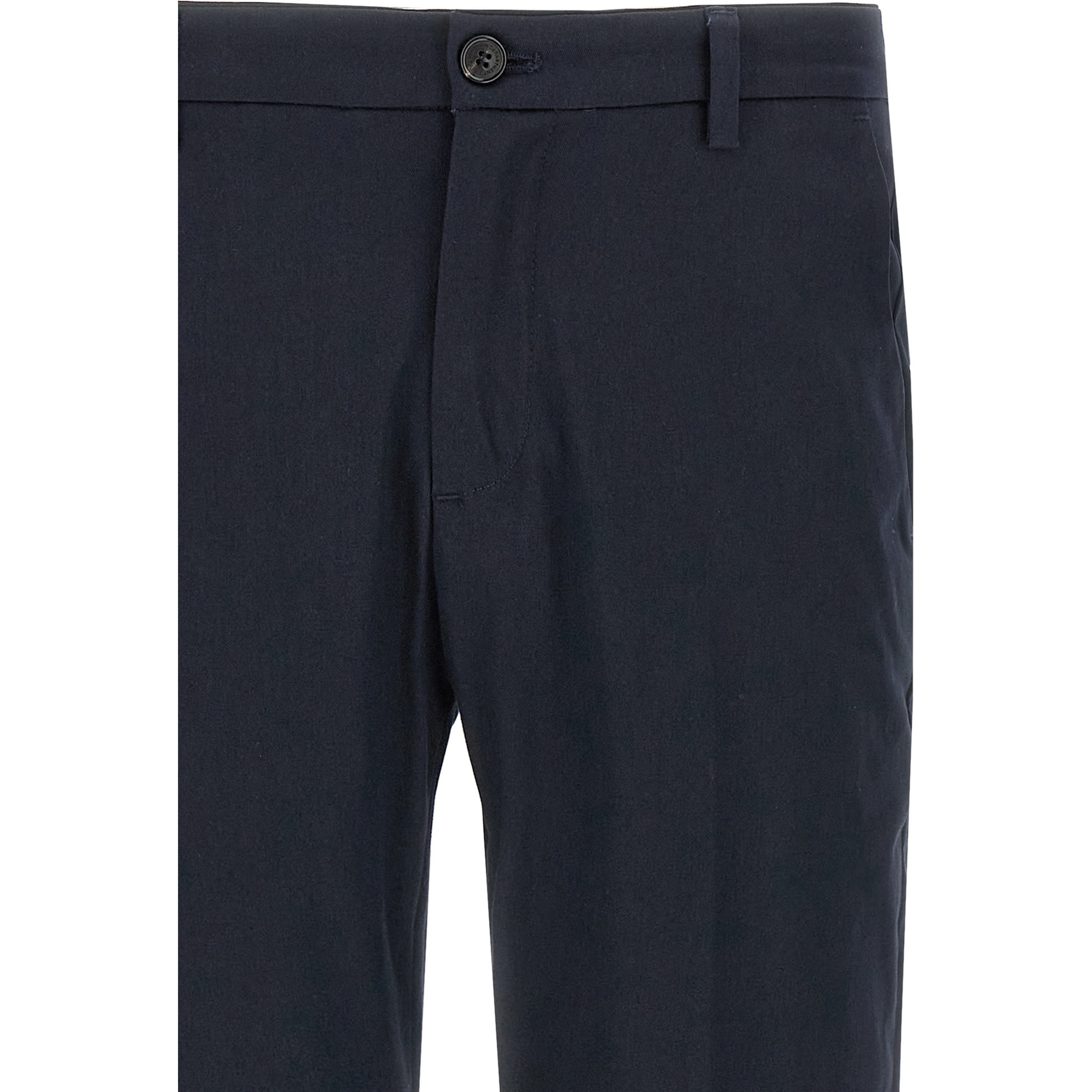 Gray Cotton Cropped Pants