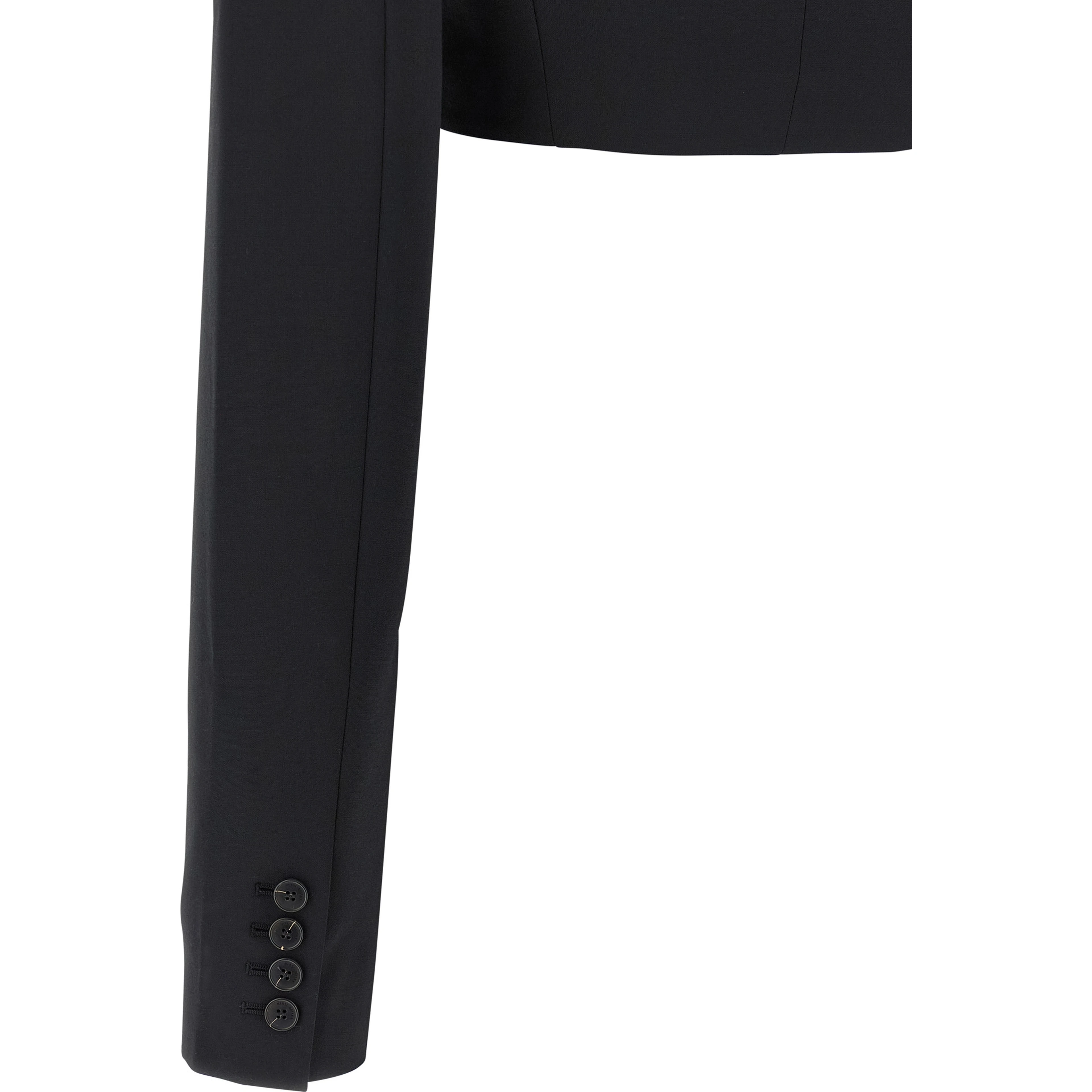 Black Virgin Wool Blazer