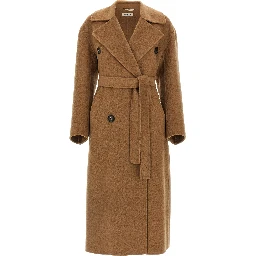 Brown Virgin Wool Coat