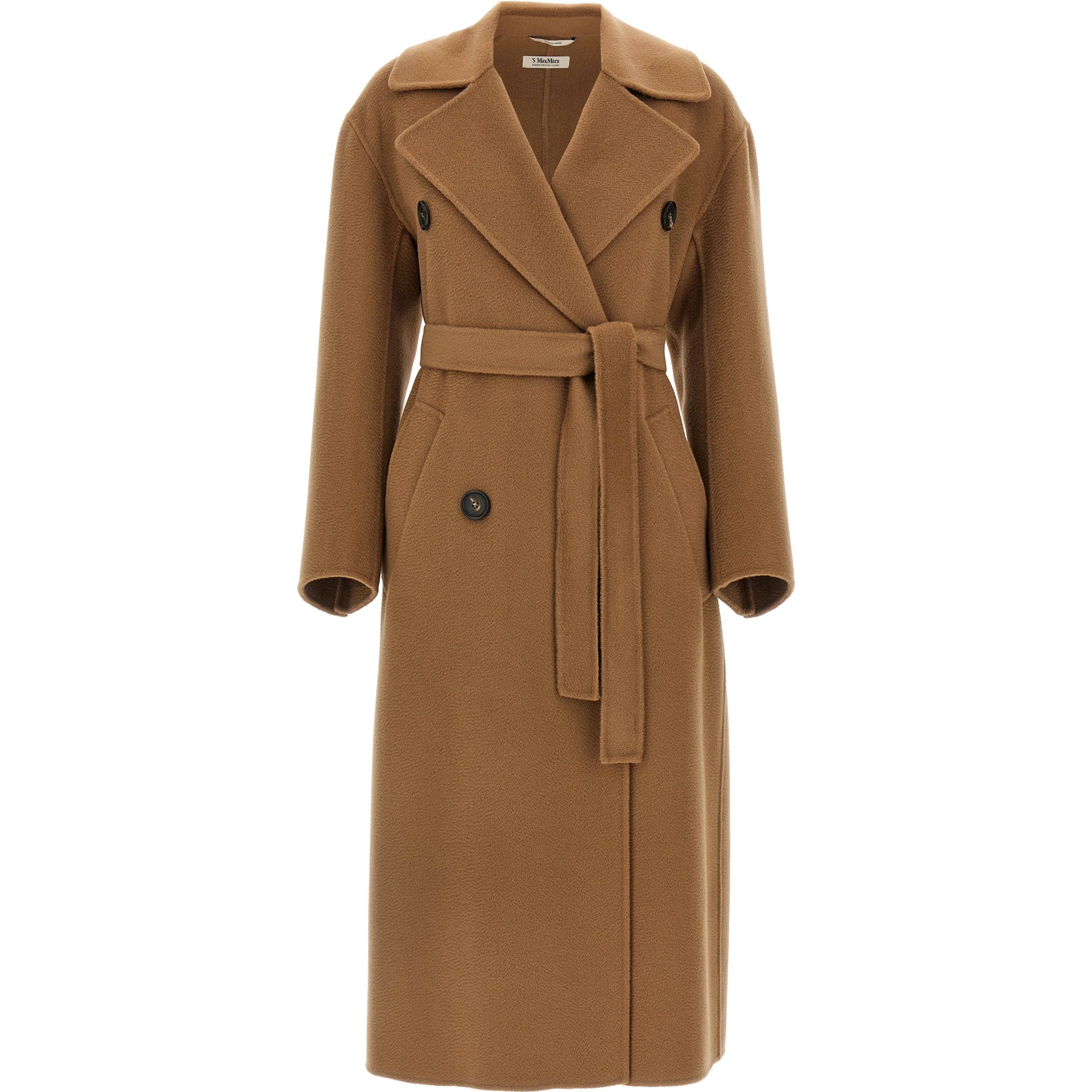 Brown Virgin Wool Coat