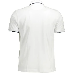 White Cotton Men's Polo Shirt