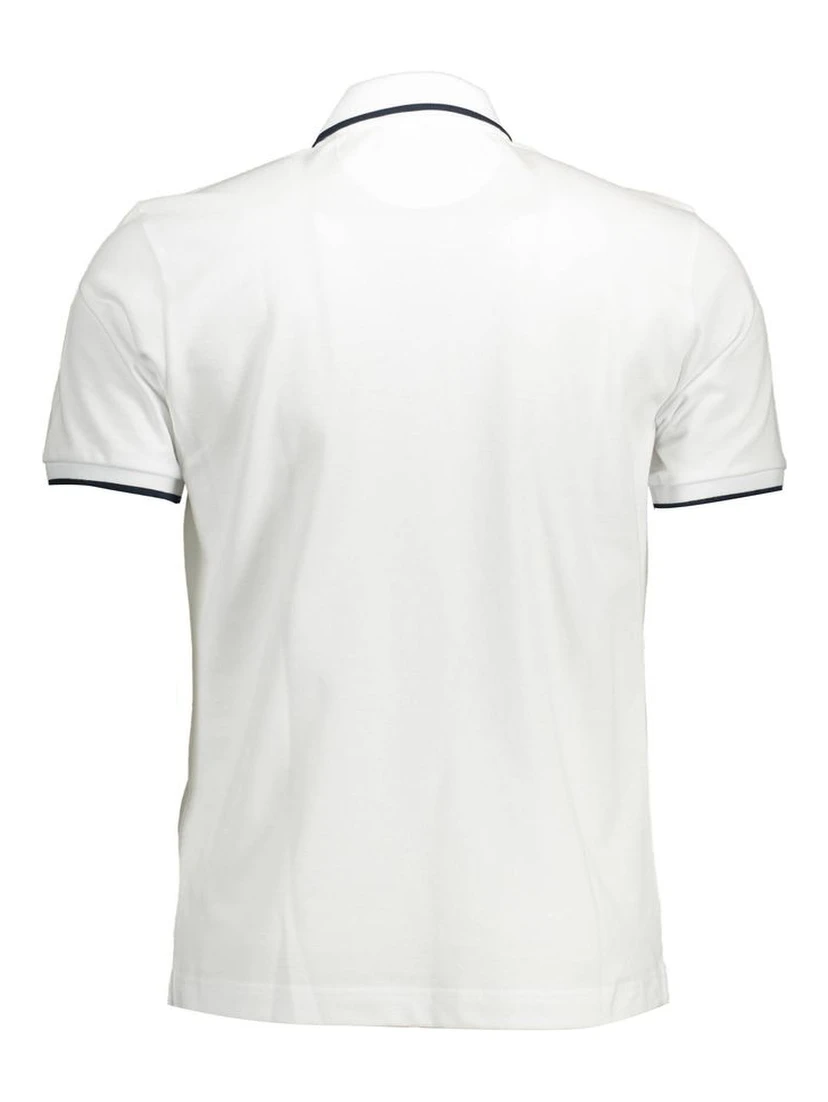 White Cotton Men's Polo Shirt