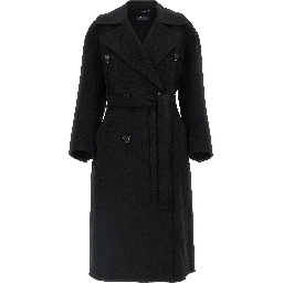 Black Virgin Wool Coat