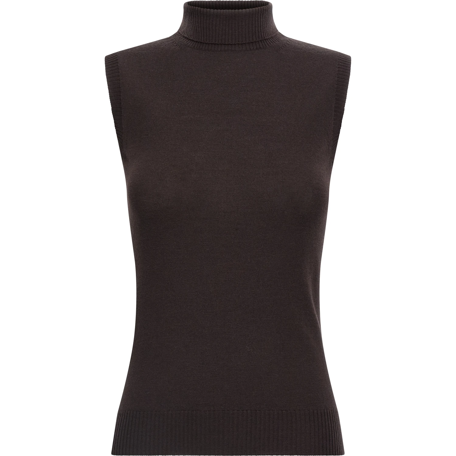 Brown Virgin Wool Cardigan