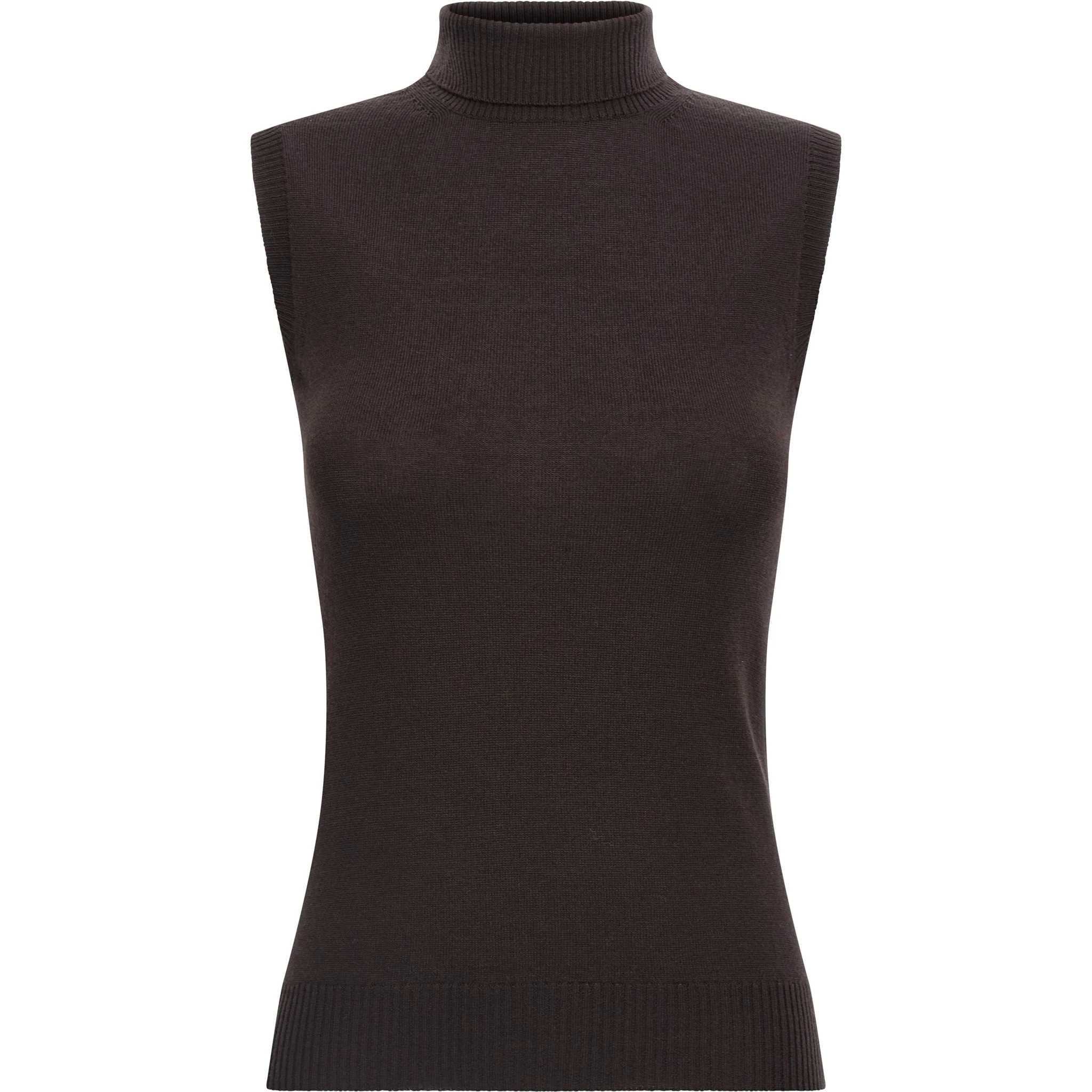 Brown Virgin Wool Cardigan