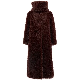 Bordeaux Polyester Coat