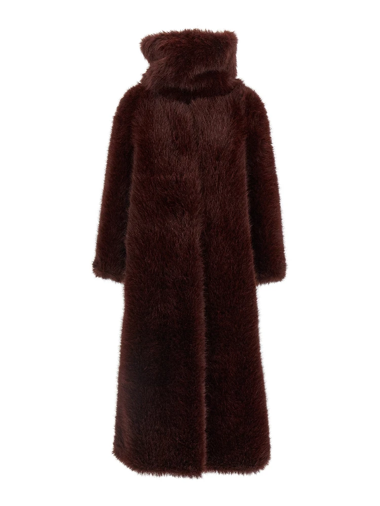 Bordeaux Polyester Coat