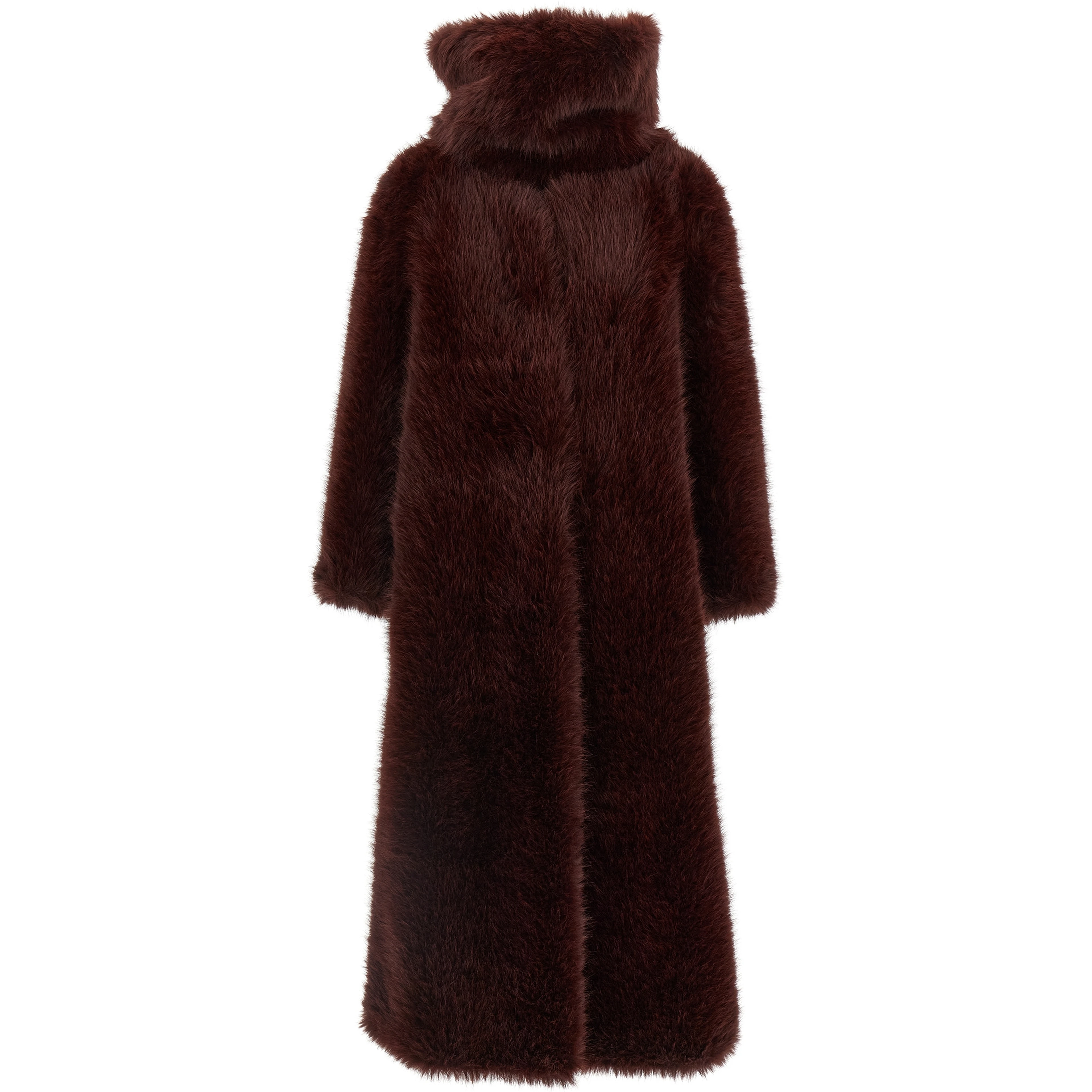 Bordeaux Polyester Coat