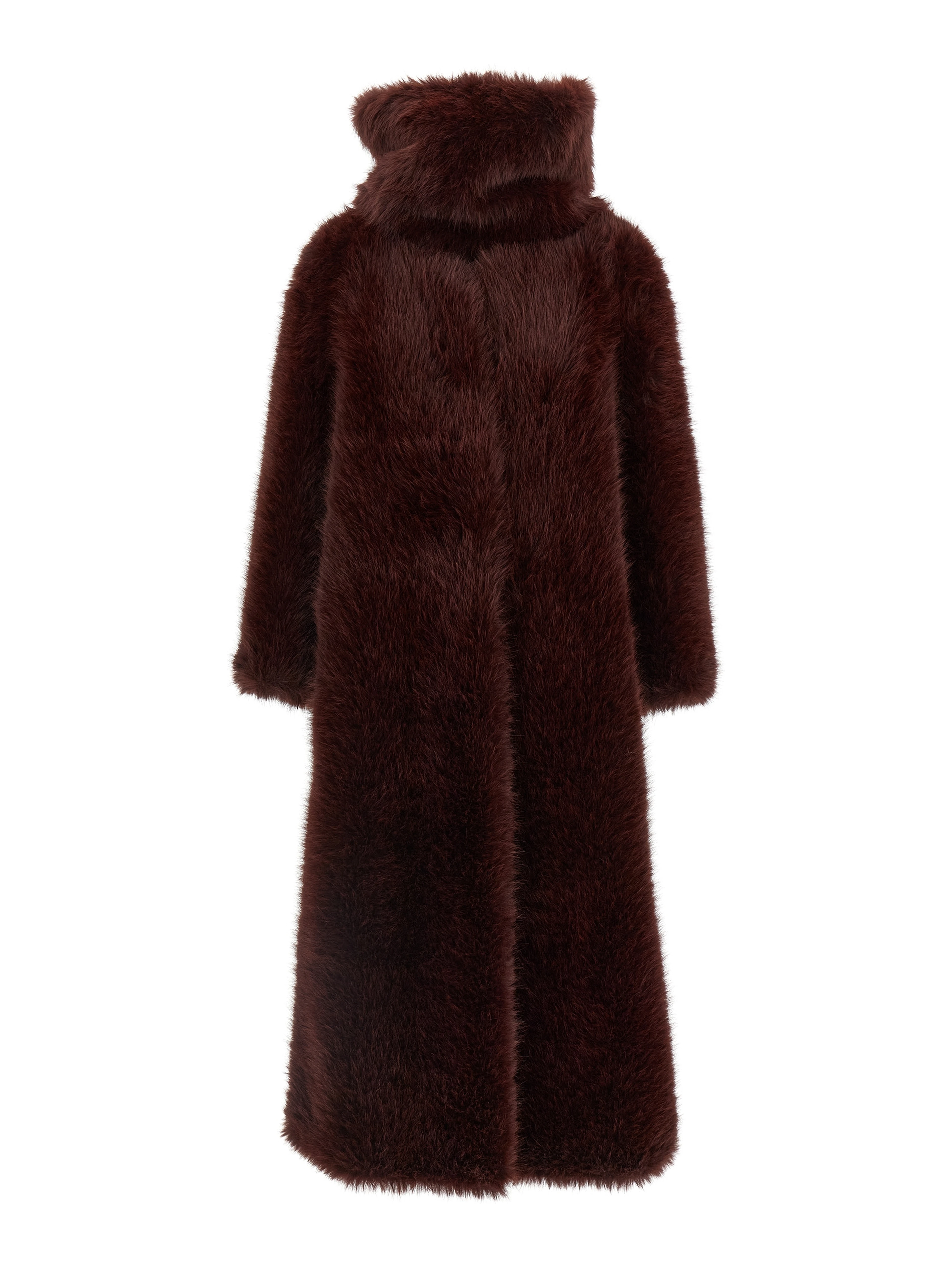 Bordeaux Polyester Coat