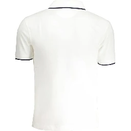 White Cotton Men's Polo Shirt