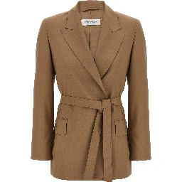 Brown Virgin Wool Blazer