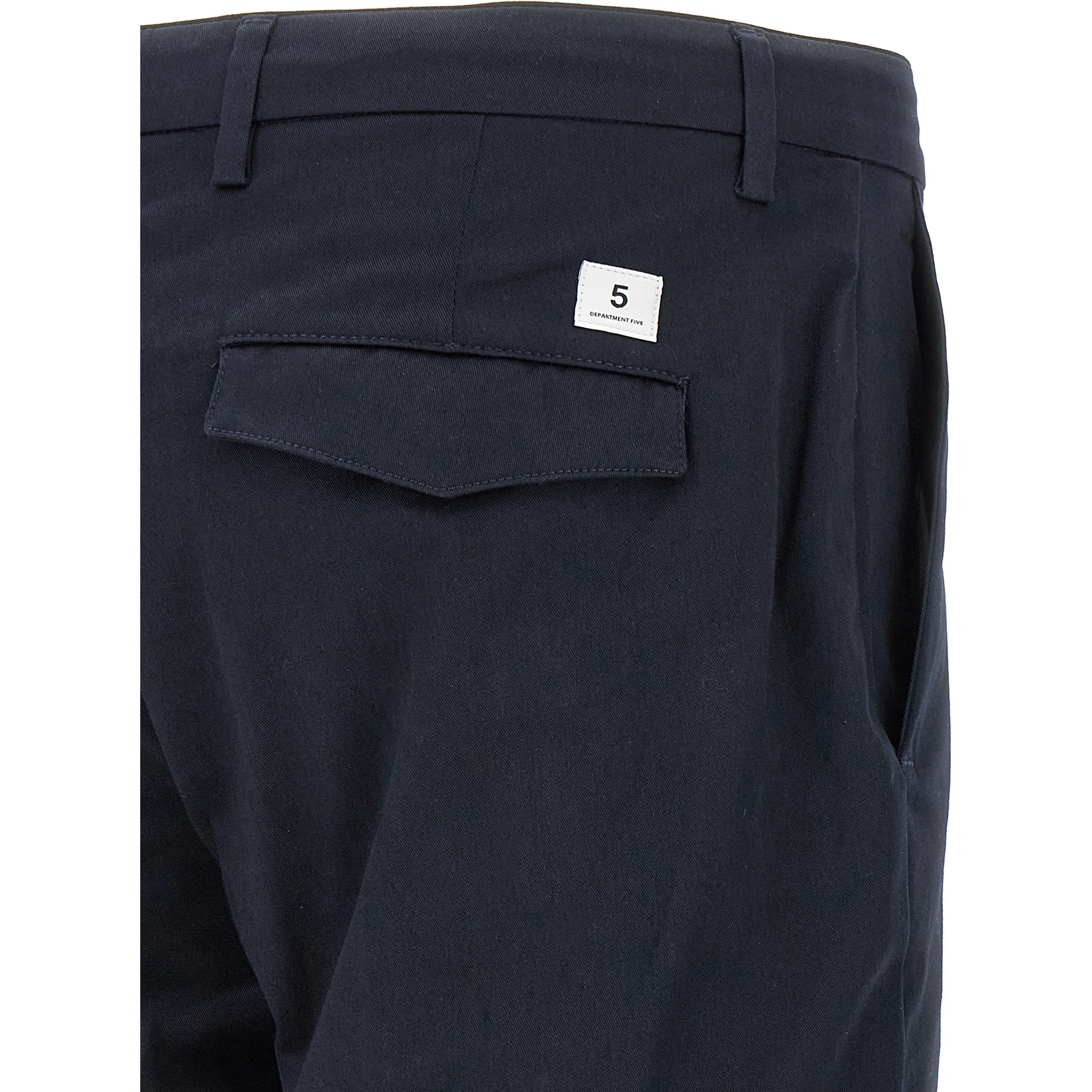 Gray Cotton Cropped Pants
