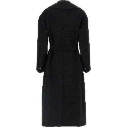 Black Virgin Wool Coat