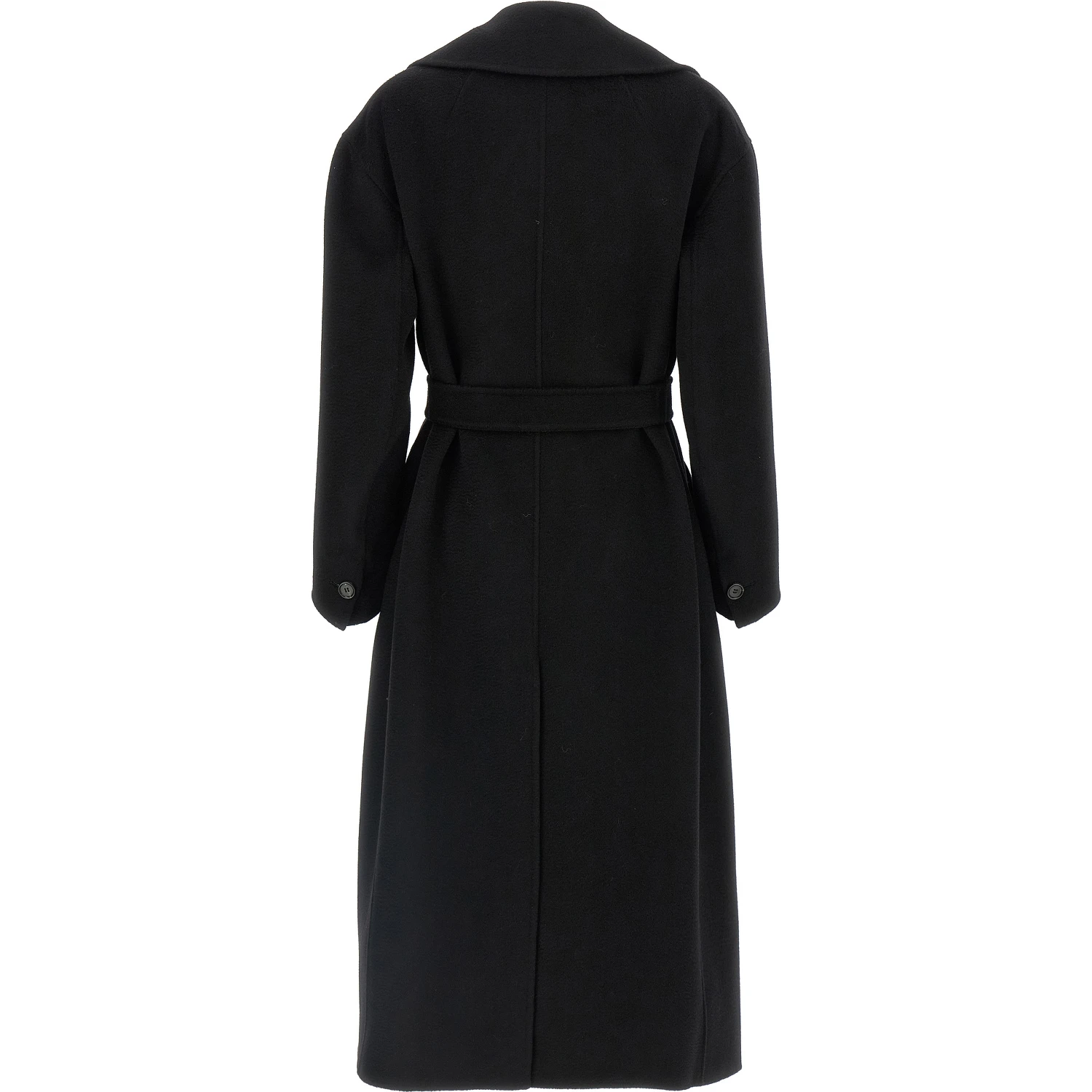 Black Virgin Wool Coat