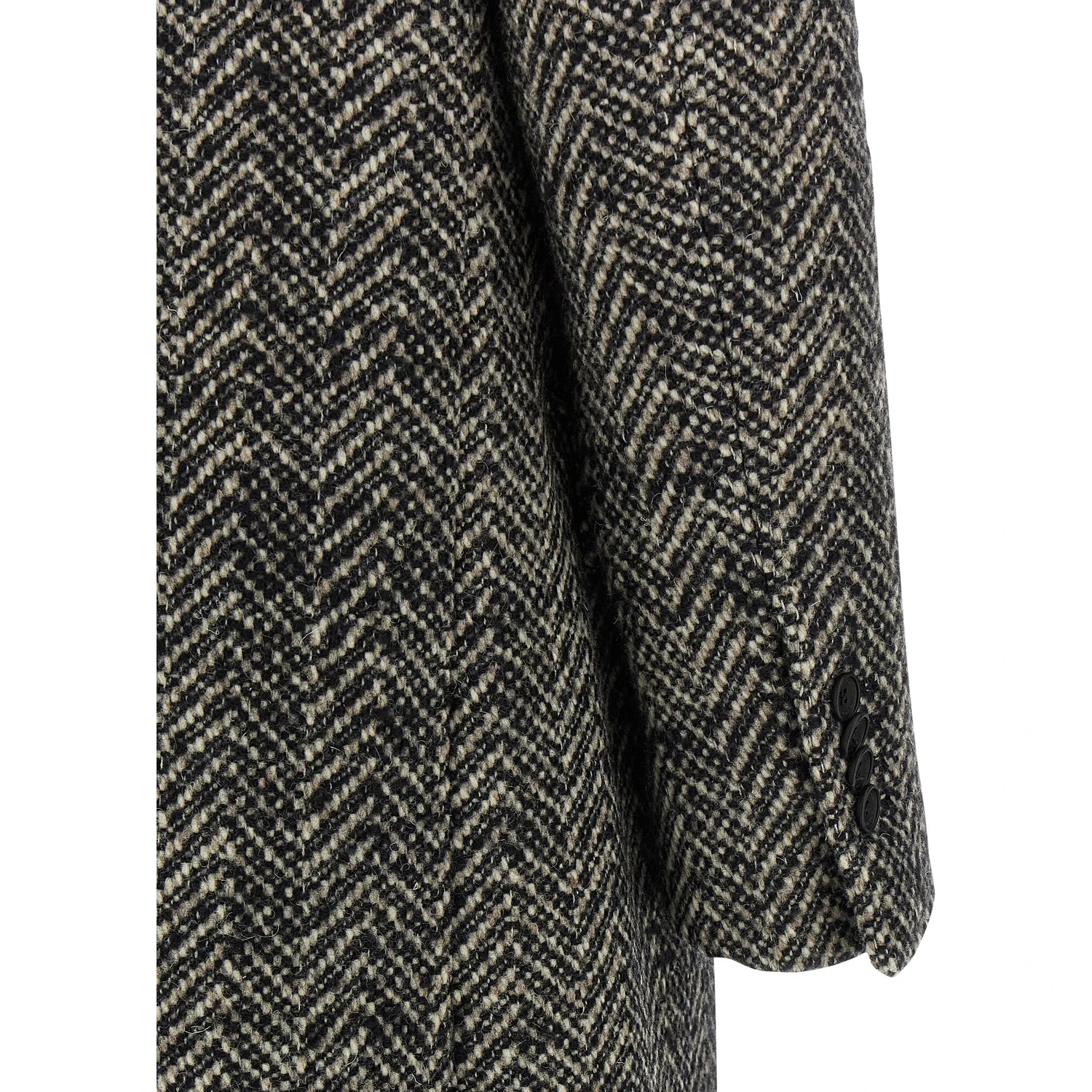 Multicolor Wool Coat