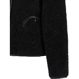 Black Lamb Leather Shell Jacket