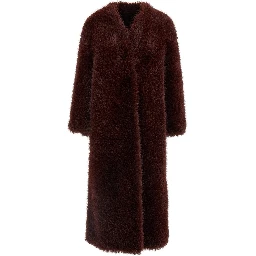 Bordeaux Polyester Coat