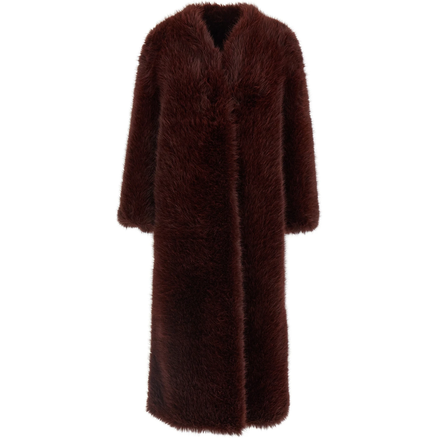 Bordeaux Polyester Coat